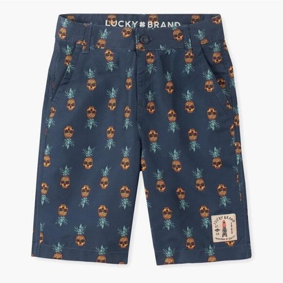 Lucky brand boy's skull print swim trunk - Picture 1 of 8